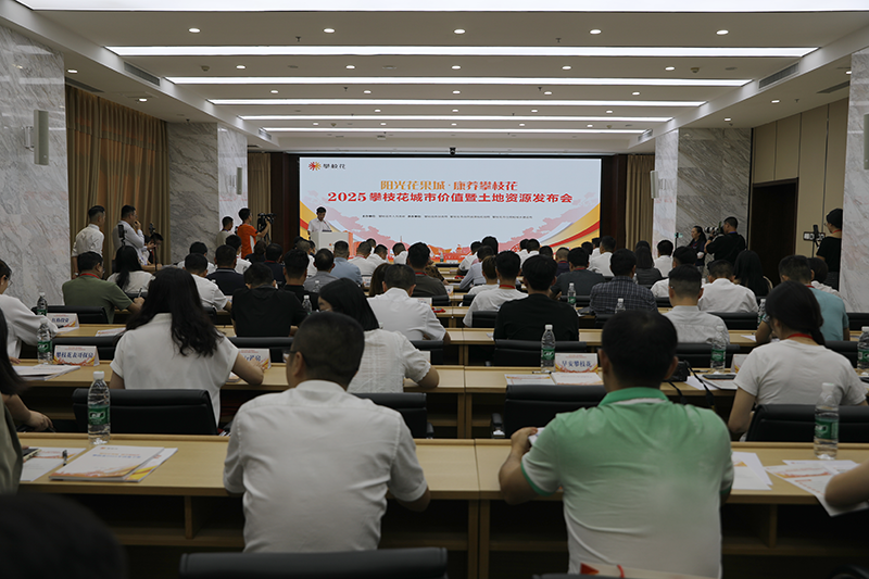 2025攀枝花城市價值暨土地資源發布會圓滿落幕，56宗優質土地集中亮相